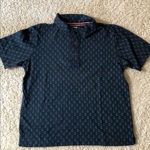 Boys Peek Print Polo